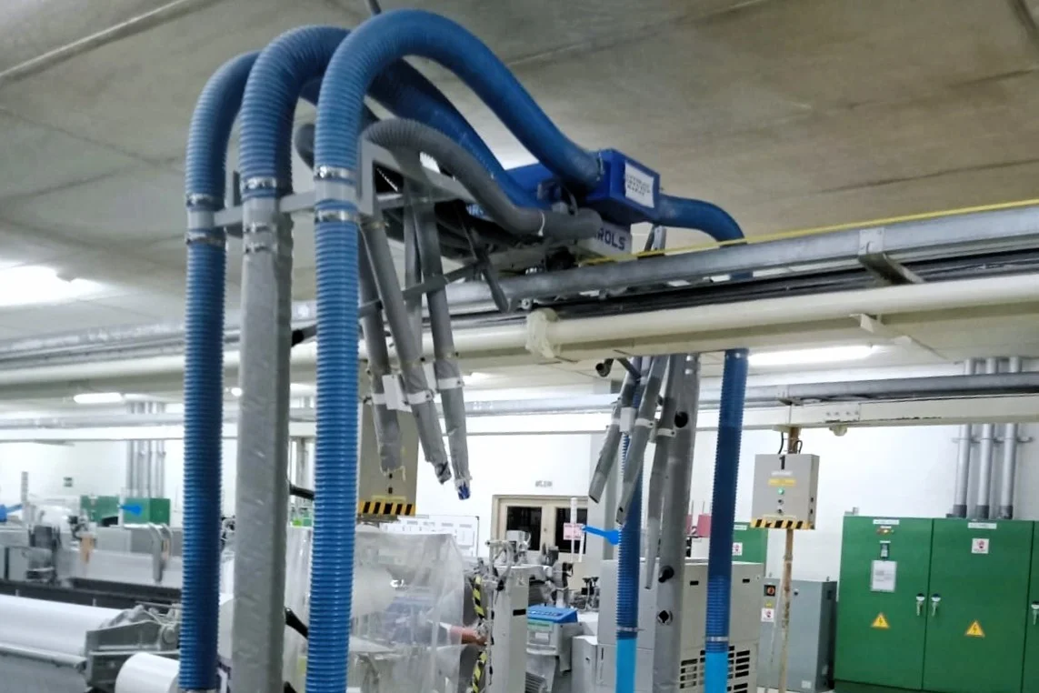 Overhead Travelling Cleaner (for Weaving units) - belt drive
